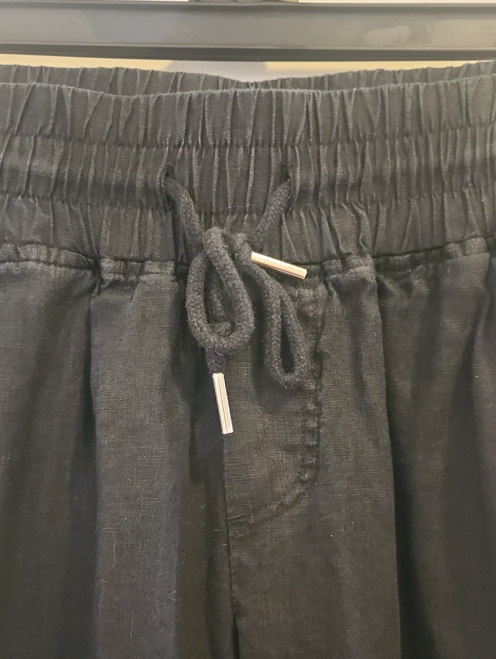 Quince Black 100% Linen Pants - Picture 2 of 7